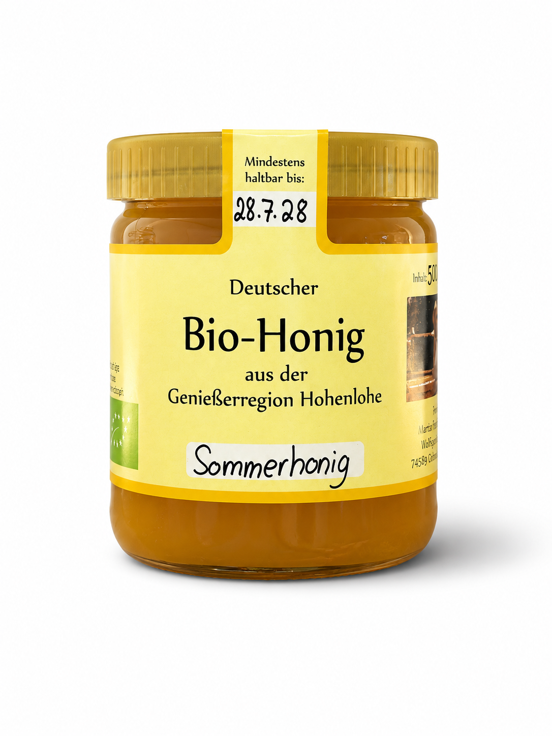 Bio Sommerhonig aus Hohenlohe.